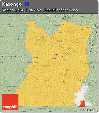 Savanna Style Map of Kasongo