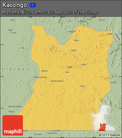 Savanna Style Map of Kasongo