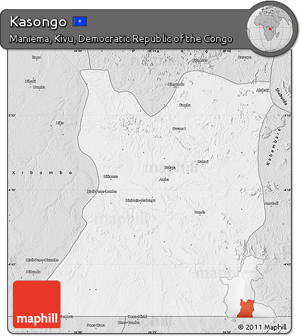 Silver Style Map of Kasongo