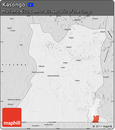 Silver Style Map of Kasongo