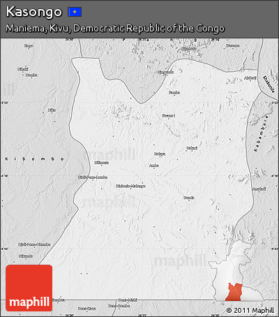 Silver Style Map of Kasongo