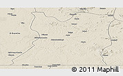 Shaded Relief Panoramic Map of Kasongo