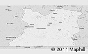 Silver Style Panoramic Map of Kasongo