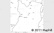 Blank Simple Map of Kasongo