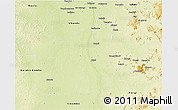 Physical 3D Map of Kindu