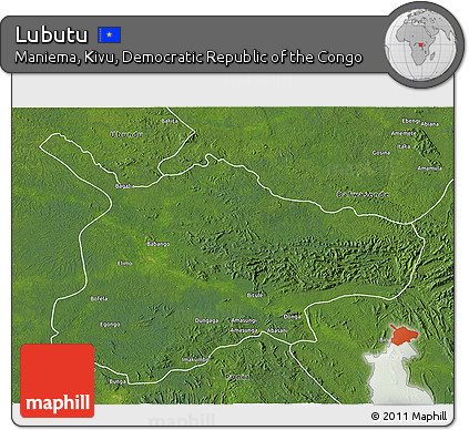 Satellite 3D Map of Lubutu