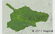 Satellite 3D Map of Lubutu, lighten