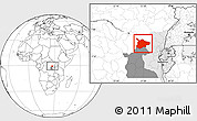 Blank Location Map of Lubutu, highlighted parent region, highlighted grandparent region