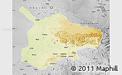 Physical Map of Lubutu, desaturated