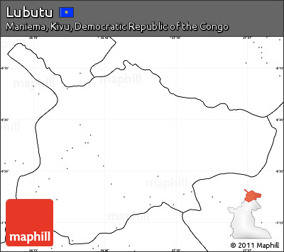 Blank Simple Map of Lubutu, no labels