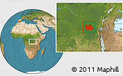 Satellite Location Map of Punia