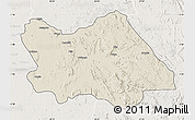 Shaded Relief Map of Punia, lighten