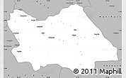 Gray Simple Map of Punia