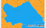 Political Simple Map of Punia