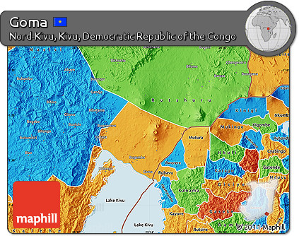 Political Map of Goma