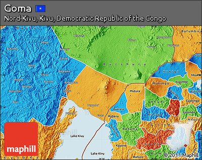 Political Map of Goma