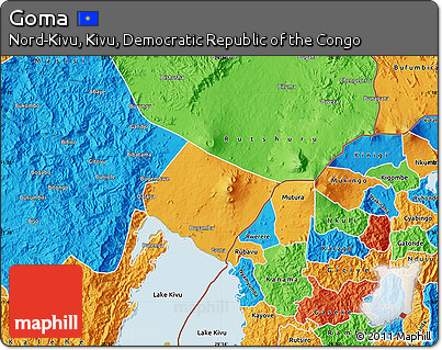 Political Map of Goma