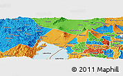 Political Panoramic Map of Goma