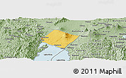 Savanna Style Panoramic Map of Goma