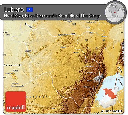 Physical Map of Lubero