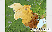 Physical Map of Lubero, satellite outside