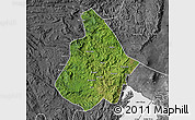 Satellite Map of Masisi, desaturated