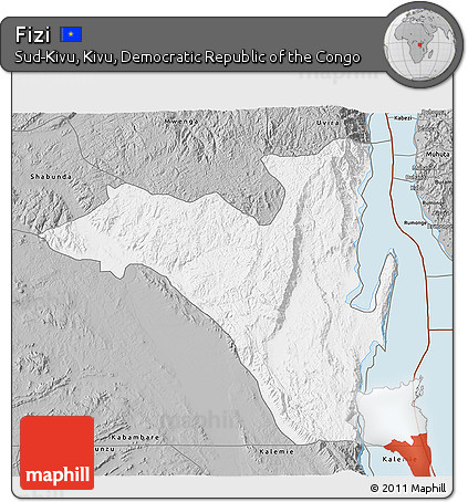 Gray 3D Map of Fizi