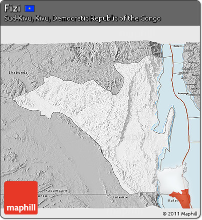 Gray 3D Map of Fizi