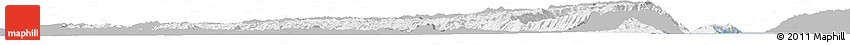 Gray Horizon Map of Fizi, single color outside