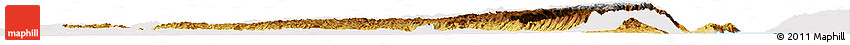 Physical Horizon Map of Fizi, cropped outside