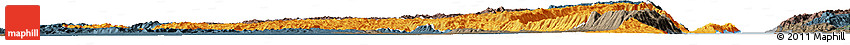 Political Horizon Map of Fizi, darken, semi-desaturated