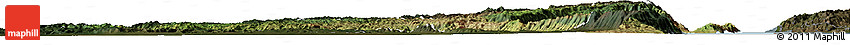 Satellite Horizon Map of Fizi, darken