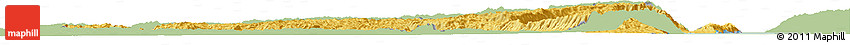 Savanna Style Horizon Map of Fizi, single color outside