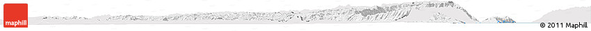 Silver Style Horizon Map of Fizi, single color outside