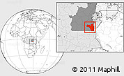 Blank Location Map of Fizi, highlighted country, highlighted grandparent region