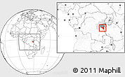 Blank Location Map of Fizi, highlighted parent region, highlighted grandparent region, within the entire country