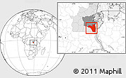 Blank Location Map of Fizi, highlighted parent region, highlighted grandparent region