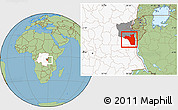 Savanna Style Location Map of Fizi, highlighted country, highlighted parent region