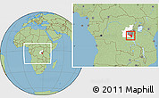Savanna Style Location Map of Fizi, highlighted parent region, highlighted grandparent region, within the entire country