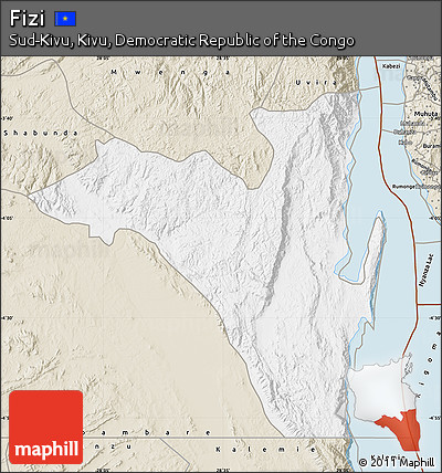 Classic Style Map of Fizi