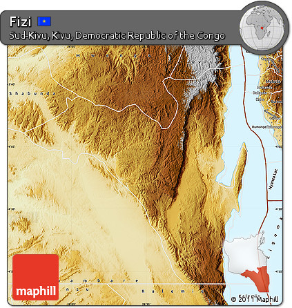 Physical Map of Fizi