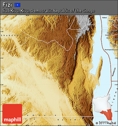 Physical Map of Fizi