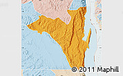 Political Map of Fizi, lighten