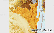 Political Map of Fizi, physical outside