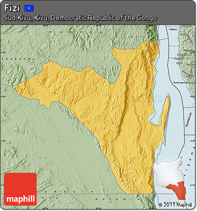 Savanna Style Map of Fizi