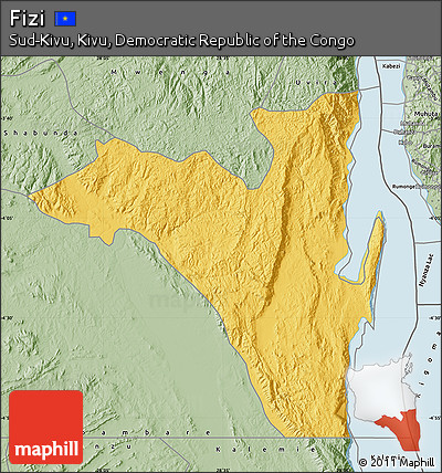 Savanna Style Map of Fizi