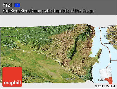 Satellite Panoramic Map of Fizi