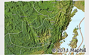 Satellite 3D Map of Kalehe