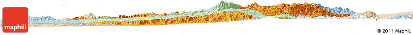 Political Horizon Map of Kalehe, lighten