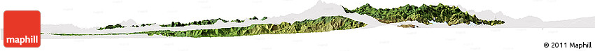 Satellite Horizon Map of Kalehe, cropped outside